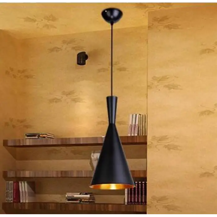 Cata Dekoratif Siyah Gold Avize Sarkıt Armatür Ct-8212