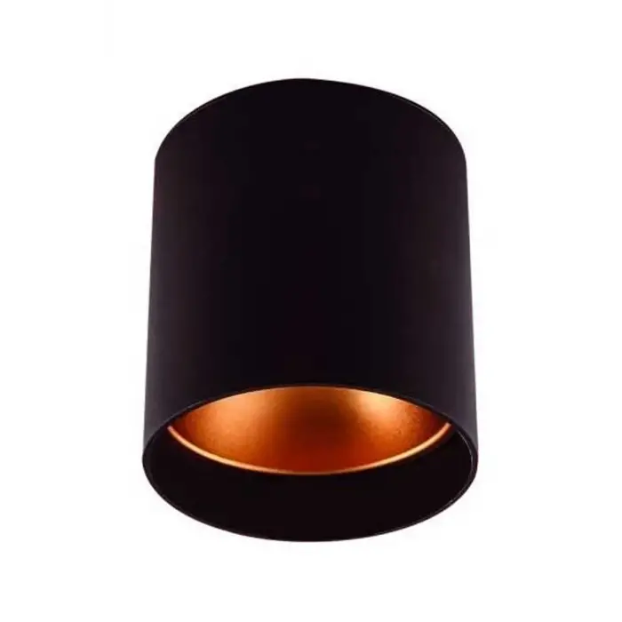 Cata Foça Sıva Üstü Armatür ( Gu-10 ) ( Siyah+Gold) Ct-5421