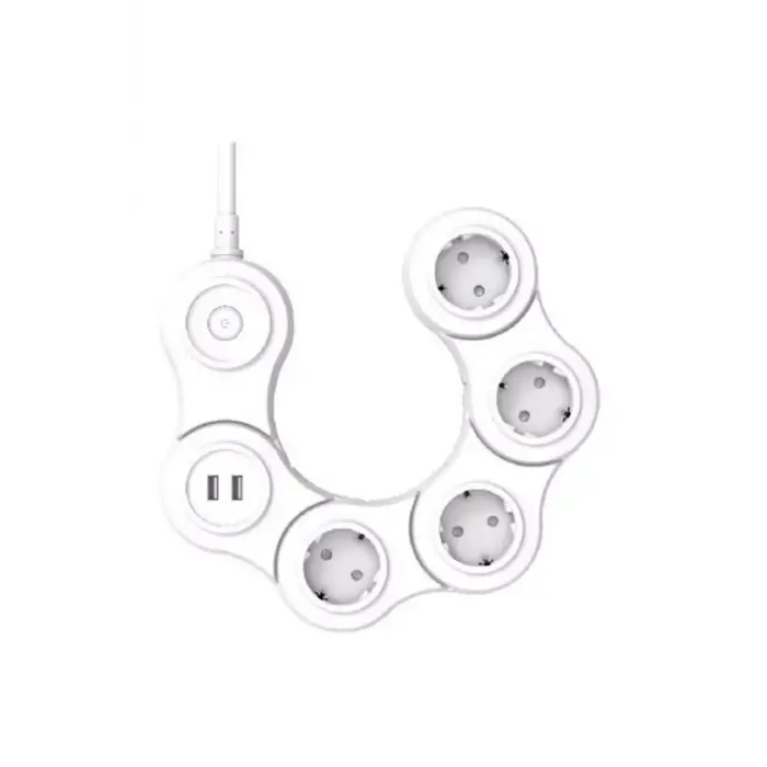 Cata Kobra Akım Korumalı Hareketli 4lü Grup Priz ( 2 Usb Hızlı Sarj) Ct-3001