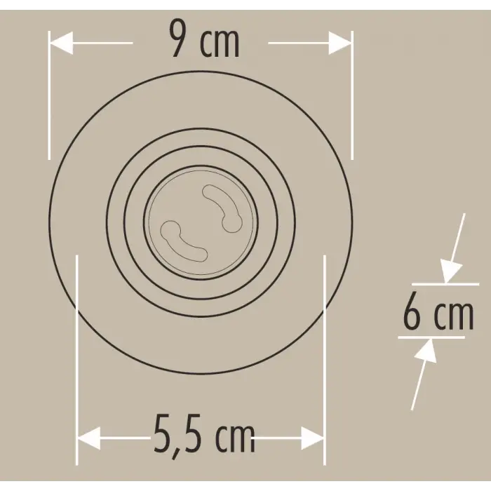 Cata Kristal Cam Spot Ortanca Boş Kasa Ct-6555