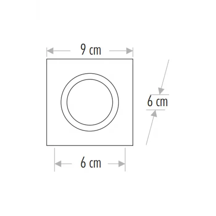 Cata - Kristal Cam Spot Sardunya Boş Kasa Ct-6556