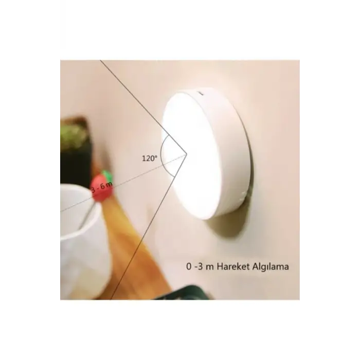 Cata Şarjlı Hareket Sensörlü Mıknatıslı Dolap Içi Led Aydınlatma - Karanlık Sensörlü / Ct-5180