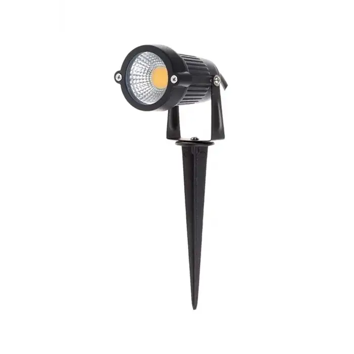 Global K2 KBA747 Amber 7W Siyah Kazıklı Çim Armatürü