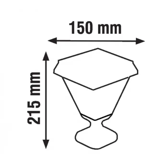 Global K2 KBA751 30W 3000K-6500K Günışığı-Beyaz Set Üstü Kumandalı Solar Aplik