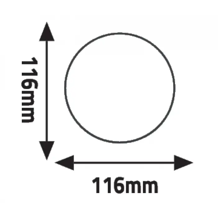 Global K2 KDA714 12W 3000K Günışığı Mars Led Aplik