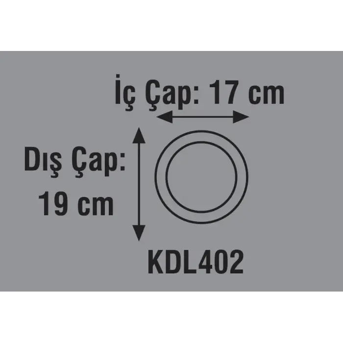 Global K2 KDL402 15W 3000K Günışığı Smd Yuvarlak Slim Led Panel