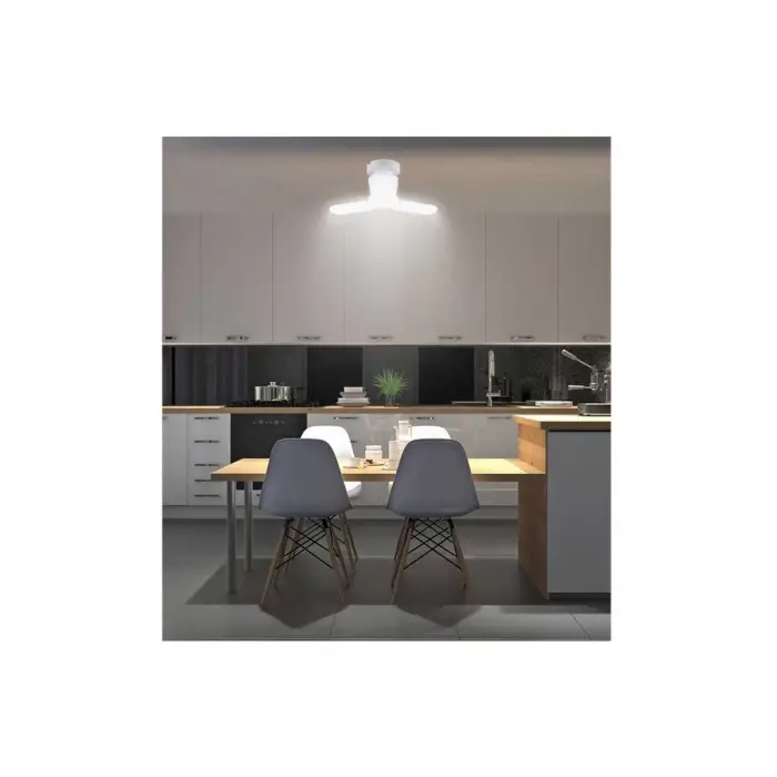 Global K2 KES471 45W E27 6500K Beyaz Led Pervane Ampul