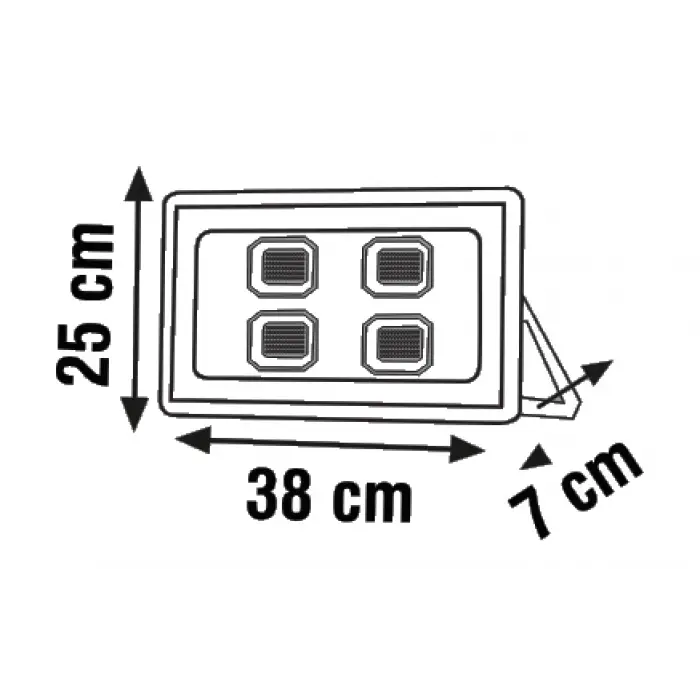 Global K2 KLF183 200W 6500K Beyaz Venedik Smd Led Projektör