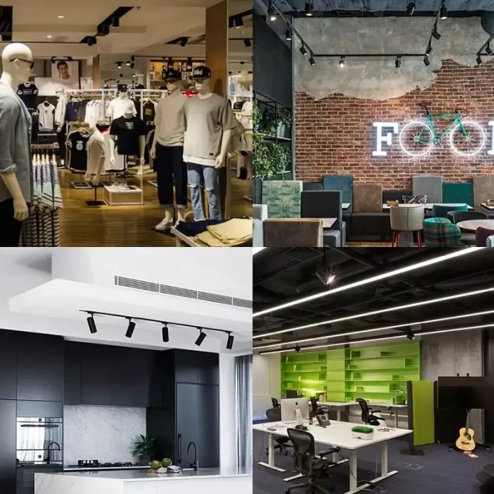 Global K2 KTL149 4000K Ara Renk 35W Siyah Kasa Led Ray Spot Armatür