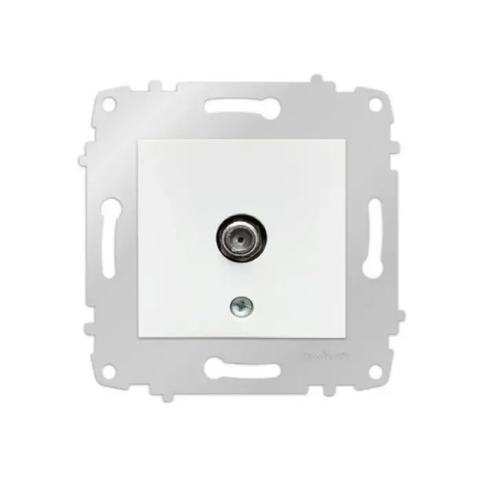 Grano Beyaz Tv Uydu Prizi (Çerçevesiz)