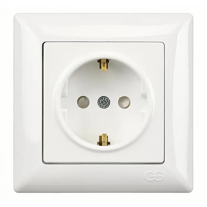 Günsan Visage Beyaz Çocuk Korumalı Topraklı Priz