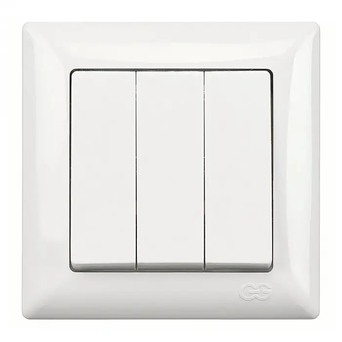 Günsan Visage Beyaz Üçlü Anahtar