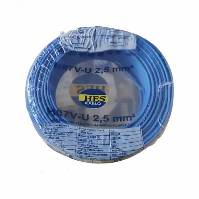 Hes 2.5 nya mavi kablo 100 metre