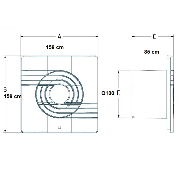 Horoz 100lük Banyo ve Tuvalet Aspiratörü