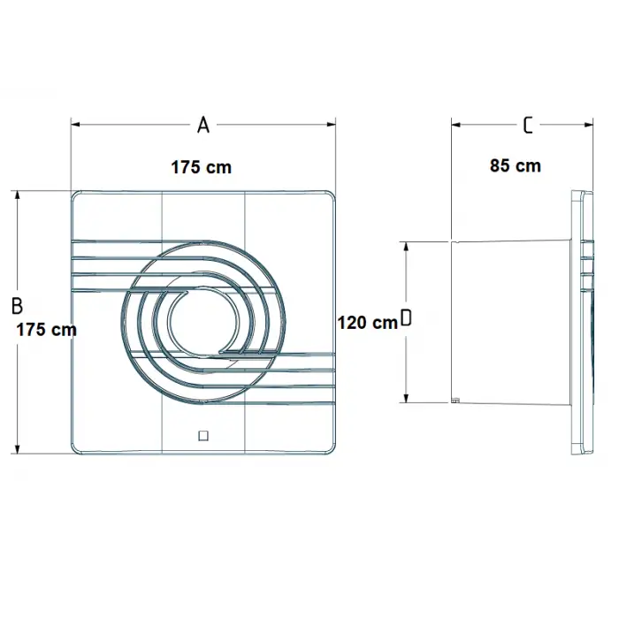 Horoz 120lik Banyo ve Tuvalet Aspiratörü