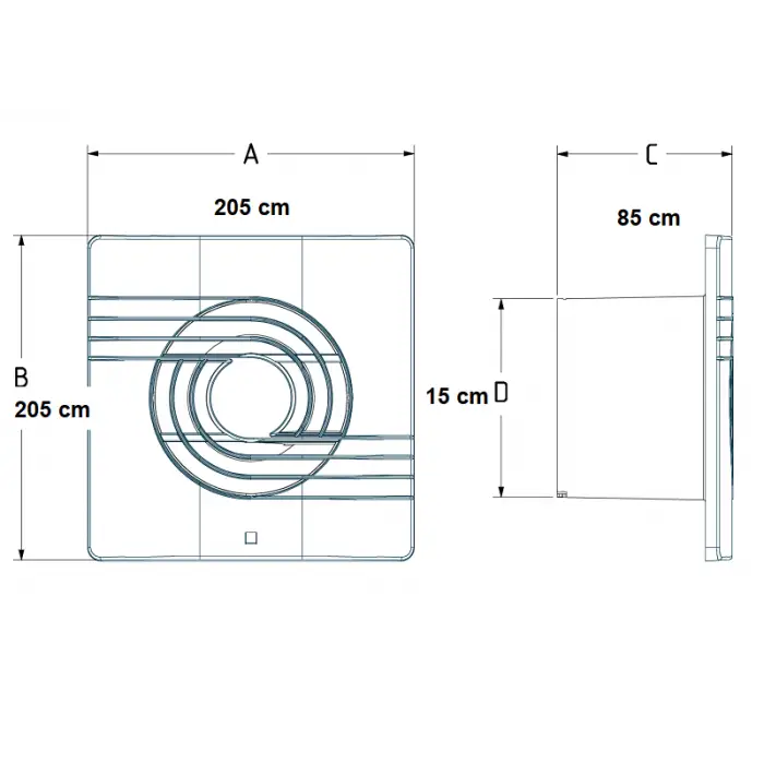 Horoz 150lik Banyo ve Tuvalet Aspiratörü 500-000-150