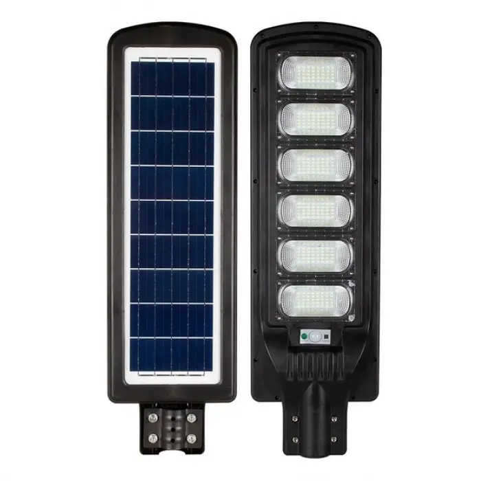 Horoz 300w Siyah Led Solar Güneş Enerjili Lamba Sokak Armatür Beyaz Işık