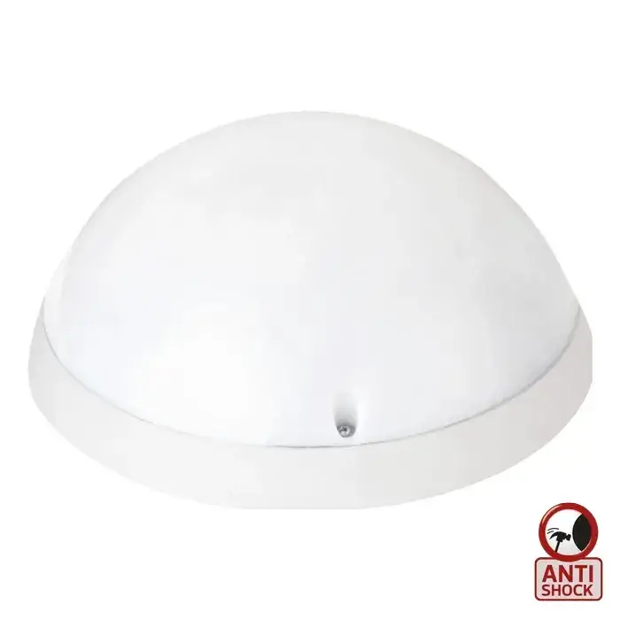 Horoz 400-113-115 Aqua Dolunay Beyaz Dış Mekan Glop Aplik (Plastik Kasa)