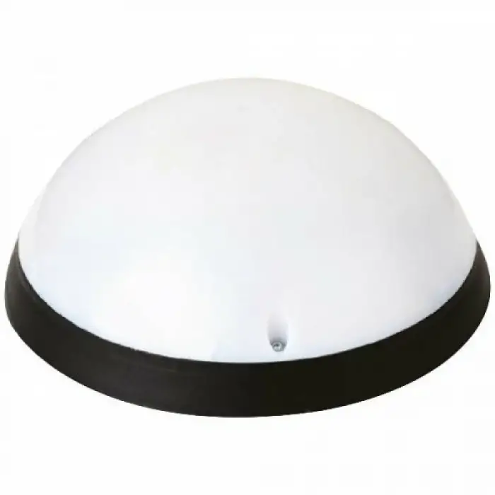 HOROZ 400-123-115 AQUA DOLUNAY Siyah Dış Mekan Glop Armatür (E27 Duylu)