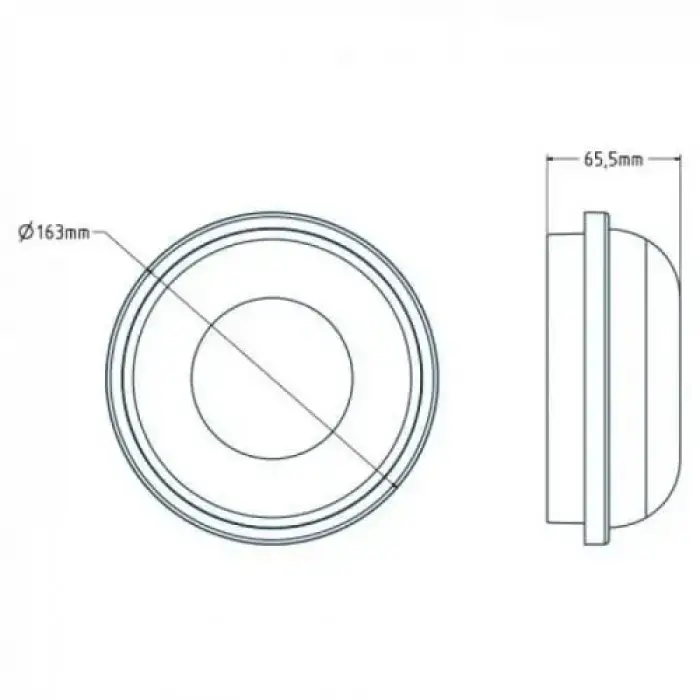 Horoz Artos 15w Siyah Kasa Nemliyer Armatür Beyaz Işık 400-012-127