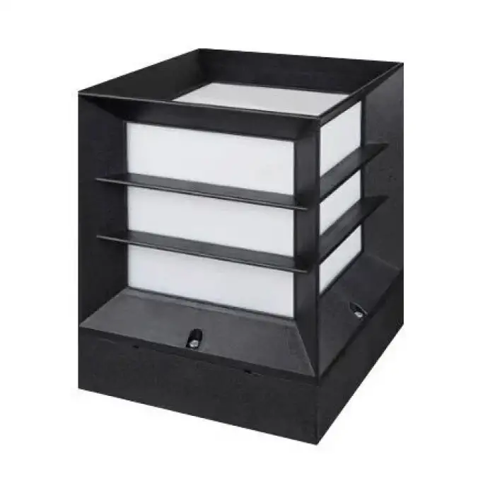 Horoz Prizma-2 Siyah Set Üstü Bahçe Armatür E27 Duylu 400-010-144