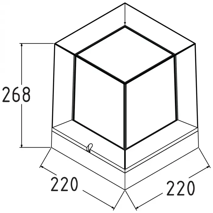 Horoz Prizma E27 Duylu Bahçe Armatürü Beyaz 400-020-129
