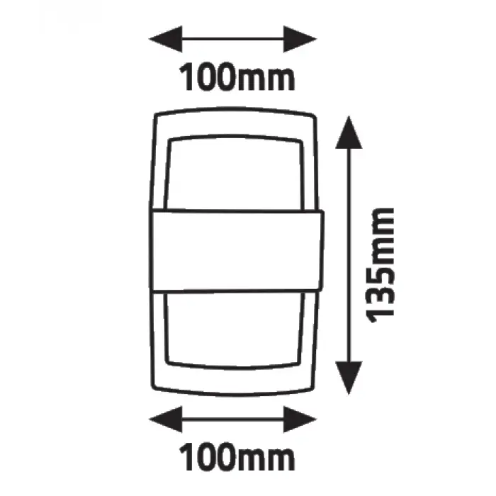 KDA733 Dekoratif Led Aplik Günışığı 10W