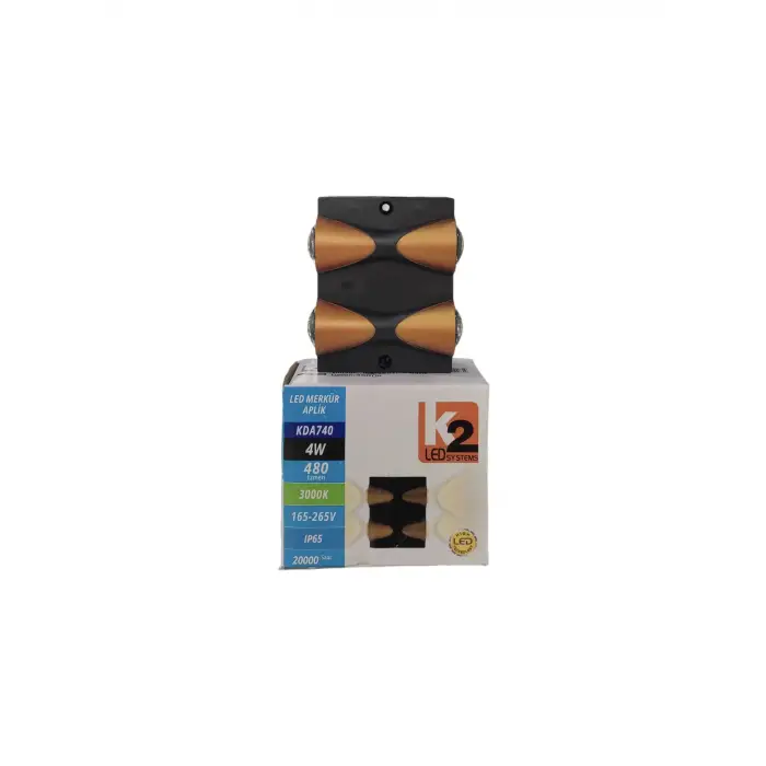 KDA740 Merkür Led Aplik Günışığı 4W 3000K