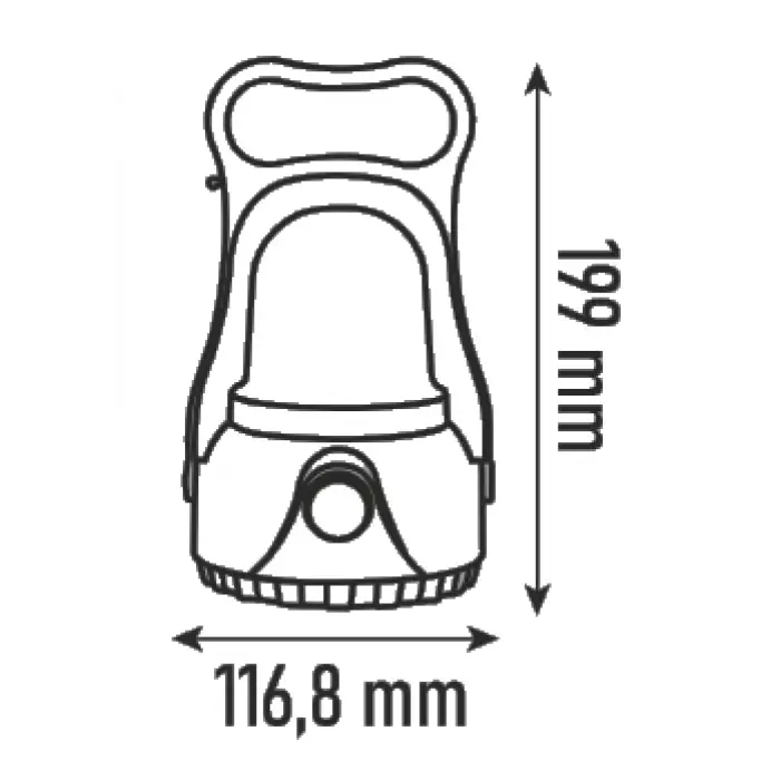 KEL015 Ledli Kamp El Feneri 7W Dimlenebilir