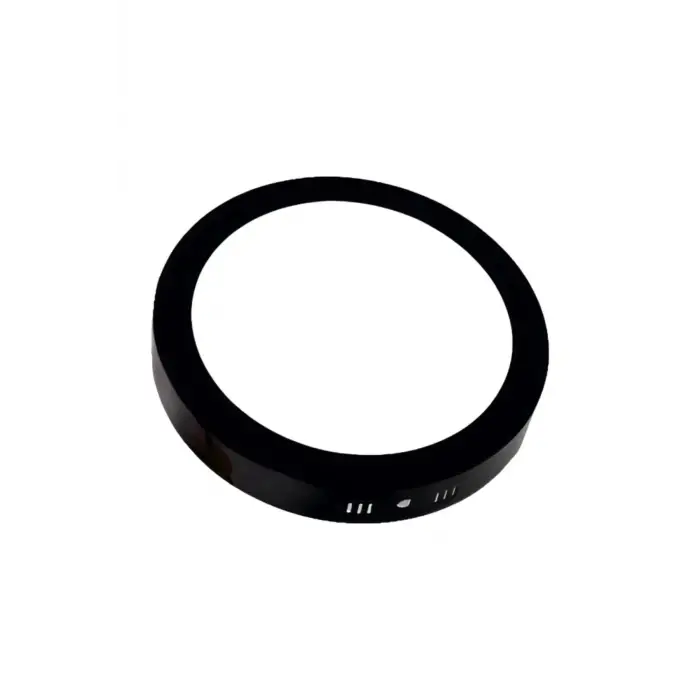 MX-1054 24W Sıva Üstü Yuvarlak LED Panel Siyah Kasa  4000K Ilık Beyaz