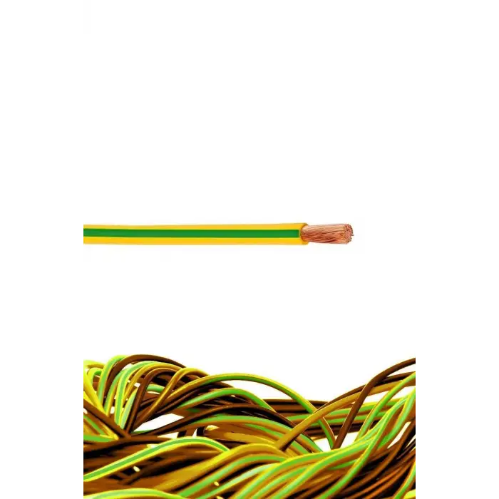 Öznur 0.75 mm Sarıyeşil Nyaf Kablo 100 Metre