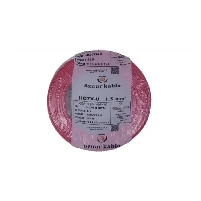 Öznur 1.5 Nya Kırmızı 100 Mt