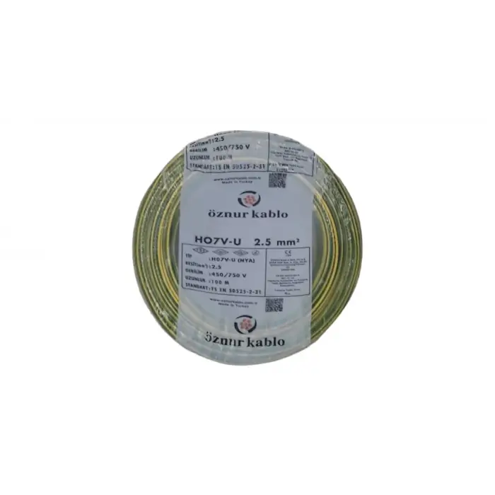 Öznur 2.5 Nya Sarı Yeşil 100 Mt