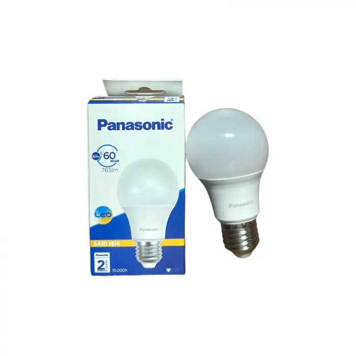 Panasonic 8.5w E27 2700k Sarı Işık Led Ampul