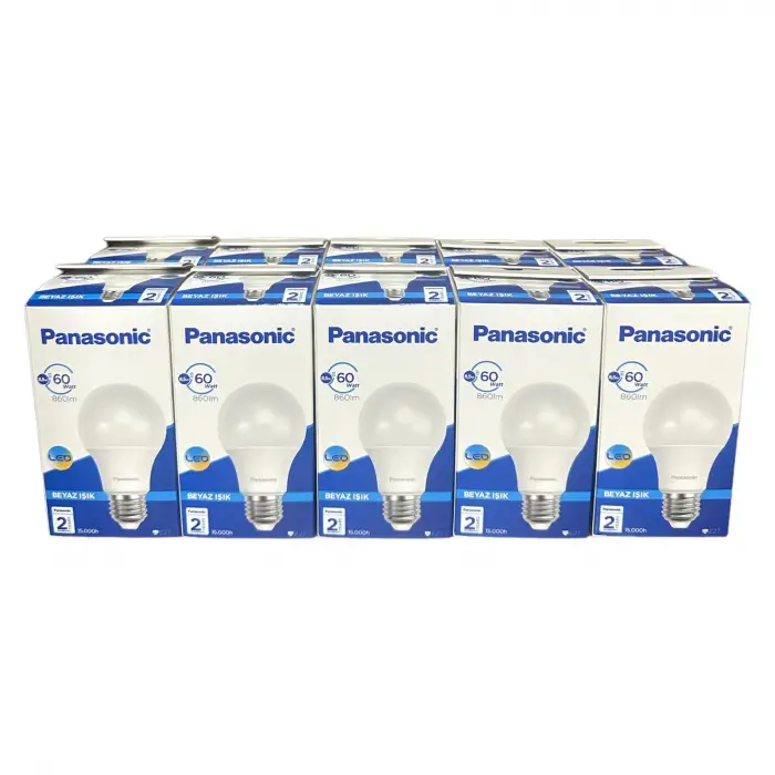 Panasonic 8.5w E27 6500k Beyaz Işık Led Ampul 10 Adet