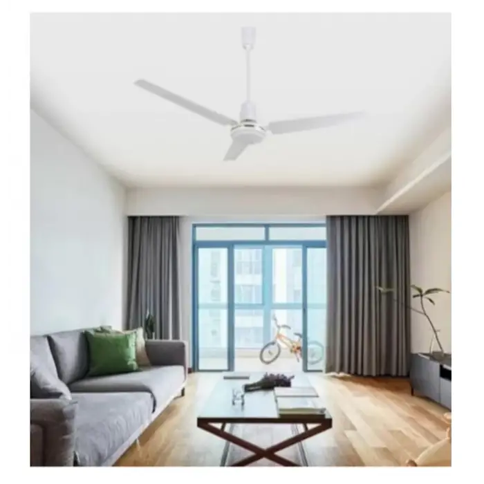 Vanti KCF272 80W 142cm Sac Beyaz 3 Kanatlı Duvardan Kumandalı Tavan Vantilatörü