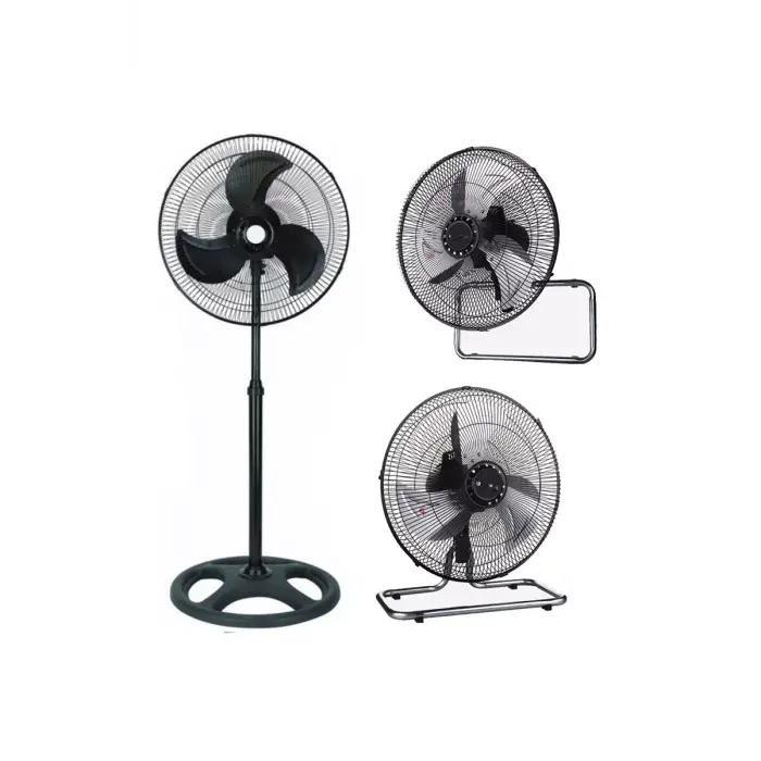 Vanti KCF275 85W 18 inç Metal 3 Kanatlı Sanayi Tipi Duvar Masa ve Ayaklı Vantilatör