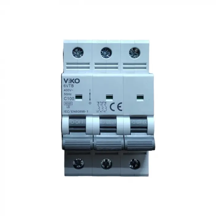 VİKO 3P 100A 6000KA OTOMATİK SİGORTA C TİPİ