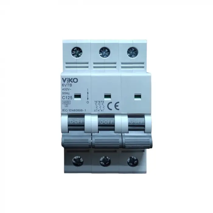 VİKO 3P 125A 6000KA OTOMATİK SİGORTA C TİPİ