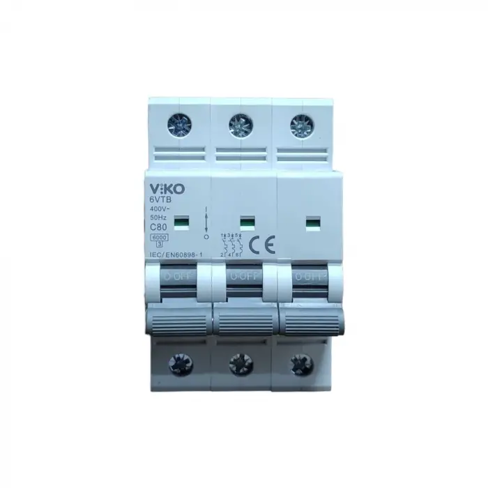 VİKO 3P 80A 6000KA OTOMATİK SİGORTA C TİPİ