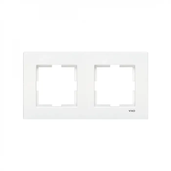 Viko Karre Beyaz İkili Çerçeve