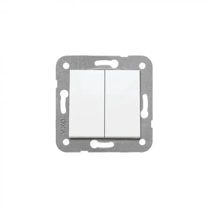 Viko Karre-Meridian Beyaz Komütatör Çerçevesiz