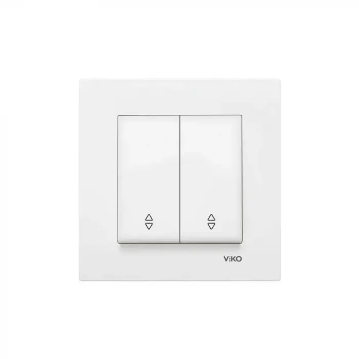 Viko Karre Beyaz Komütatör Vavien Çerçeve Dahil