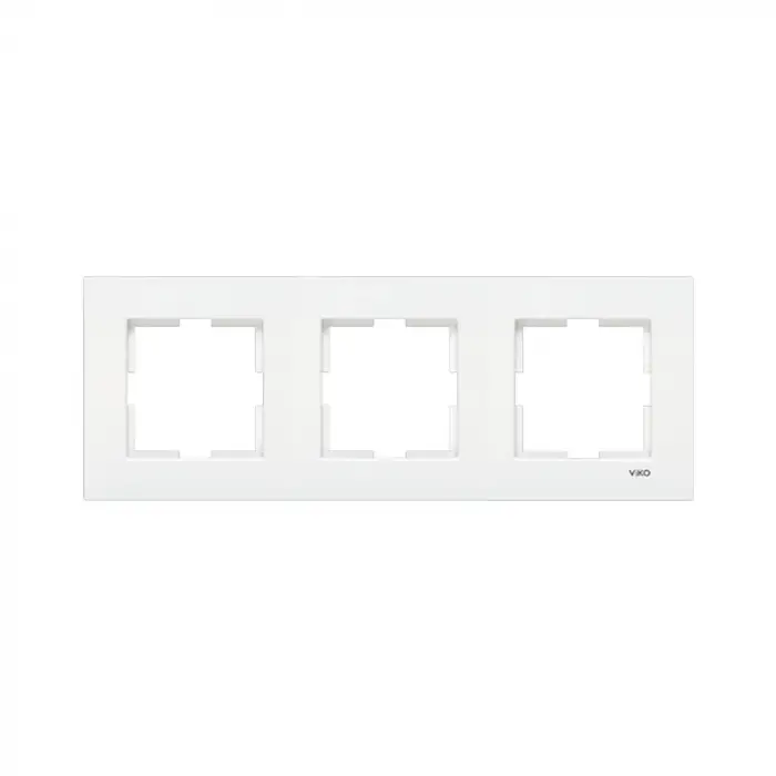 Viko Karre Beyaz Üçlü Çerçeve