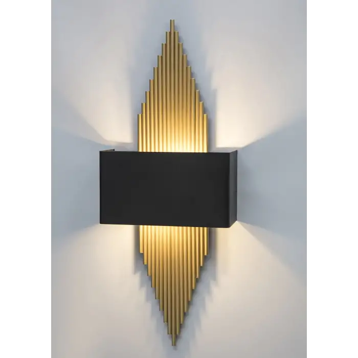 Vorsi Mızrak Aplik Gold Siyah Vrs1011G 2x E14 Duylu