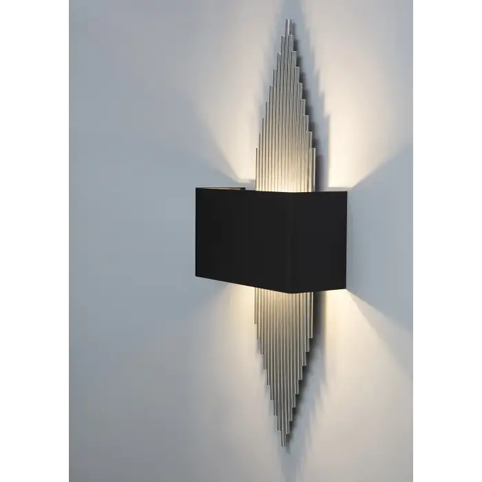 Vorsi Mızrak Aplik Krom Siyah Vrs1011K 2x E14 Duylu