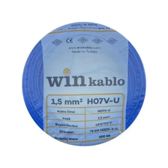 Wın 1.5 Nya Mavi Kablo 100 Metre