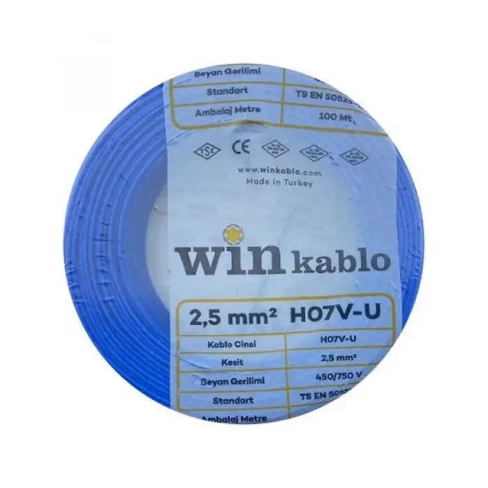 Wın 2.5 Nya Mavi Kablo 100 Metre