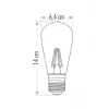 Cata 8w Edison Led Ampul Beyaz Ct-4353b