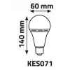 Global K2 KES071 7W E27 6500K Beyaz Şarjlı Led Ampul